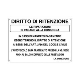 diritto di ritenzione